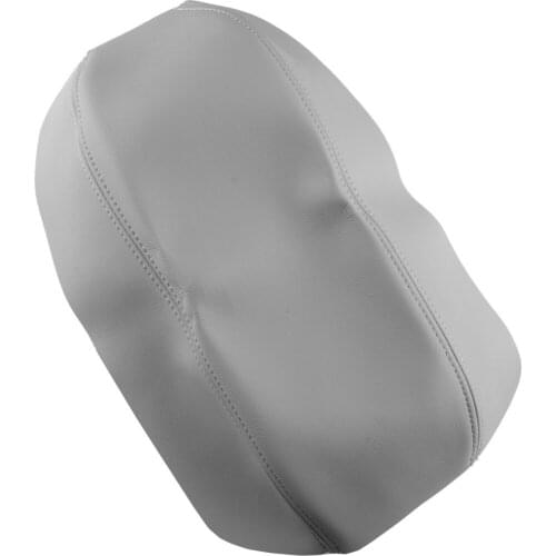 Gray Car Microfiber Leather Center Console Armrest Lid Cover Trim Fit For Honda Civic 2006 2007 2008 2009 2010 2011