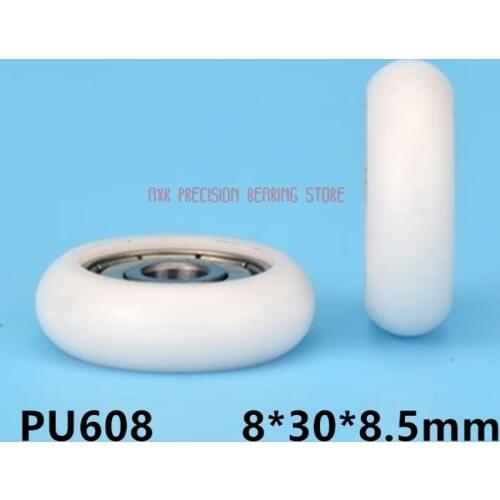2019 Limited Time-limited Plastic Bearing Nylon Wheel Roller Pulley 8*30*8.5mm With 608 For 3d Printer Flat