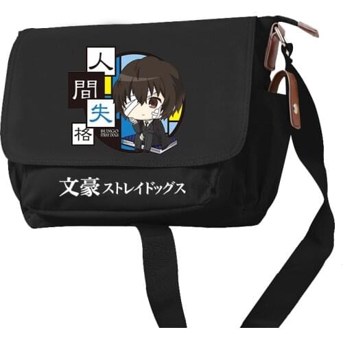 Bungo Stray Dogs Oxford School Bags Anime Travel Shoulder Bags Cartoon Students Bookbag Women Crossbody Bags Kawaii Handbags