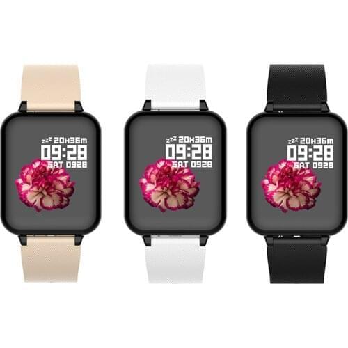 New Fashion Smart Watch Women SMen martwatch For Android IOS Electronics Smart Clock Wach Fitness Tracker Top Square Smart-watch