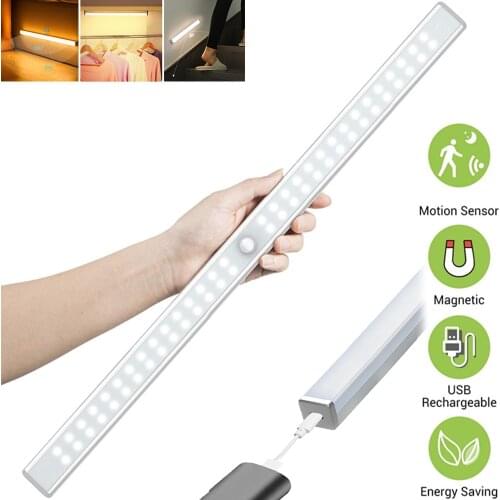 USB Rechargeable Motion Sensor Led Bar Light Not Led Aluminium Profile Led Strip Profile Indirect Lighting Led Channel Kitchen