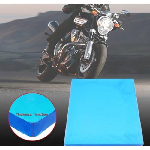 Comfort Motorcycle Seat Gel Pad Shock Absorption Mats Cushion 25x22x1cm