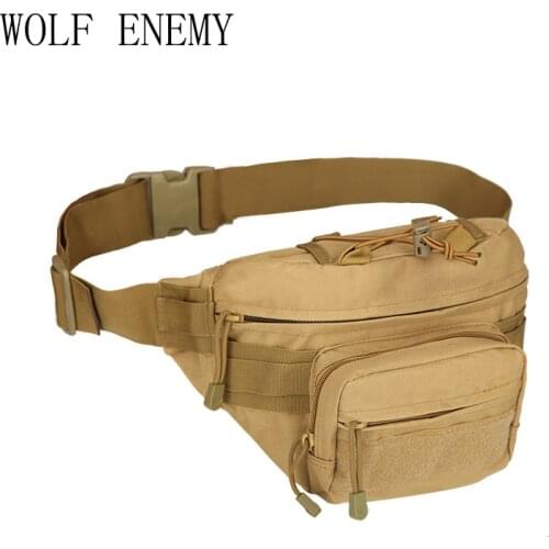 Outdoor Tactical Multifunction Waist Pack Military Combat Camping Sport Hunting Bag Waterproof Athletic Chest bag