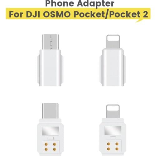 Smart Osmo Pocket USB Yunmu White Adapter for Apple Android phones to connect to OSMO Pocket 2 accessories Drone accessories