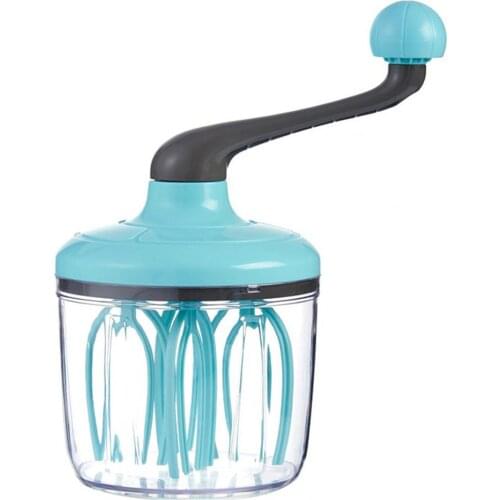 1500ml Cream Egg White Cake Beater Manual Pan cake Cupcake Batter Dispenser Machine Household Hand-cranked Whisk Kitchen Tool