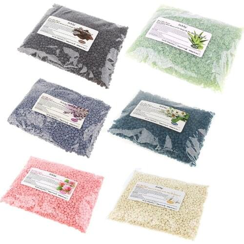 Wax Beans Hair Removal Depilatory Hard Wax Pellets 500g Waxing Bikini Face Legs Body Hair Removal Bean Hard Depilatory Hot Film