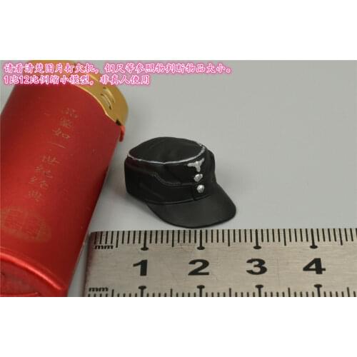 XD80004 1/12 Scale Palm Series Soldier Plastic Black Hat Model for 6"