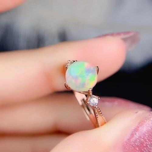 Female Party Jewelry New 100% Natural and Real Tanzanite Ring 925 sterling silver Ring