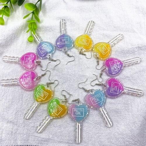 Hot sale lollipop ice cream earrings for Women Korean Minimalist Earrings Jewelry Accessories wholesale