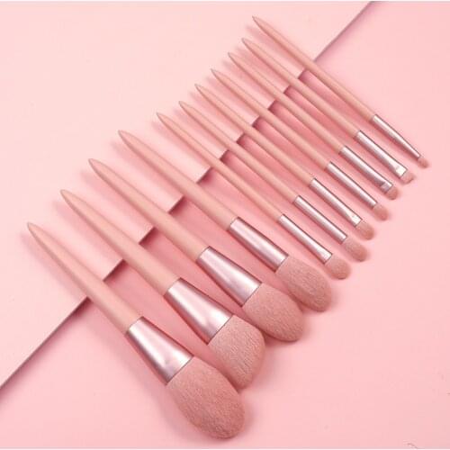 11pcs/set Professional Blending Eyeshadow Brushes Makeup Brushes Set Foundation Eyelash Lip Make Up Brush Beauty Cosmetics Tool