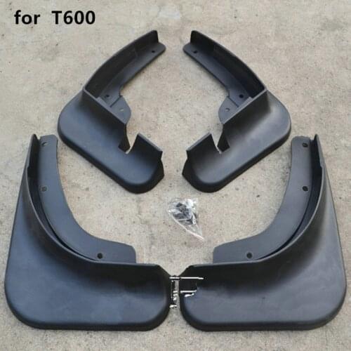 4PCS/set for ZOTYE T600 2014-2018 plastic Mud Flaps Splash Guard fender car styling