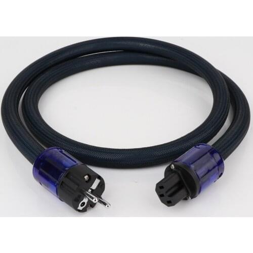 G5 5N Pure Copper Silver Plated Schuko Power Cord With P-037E/C-037 Power Plug Connector G5 SPX-28