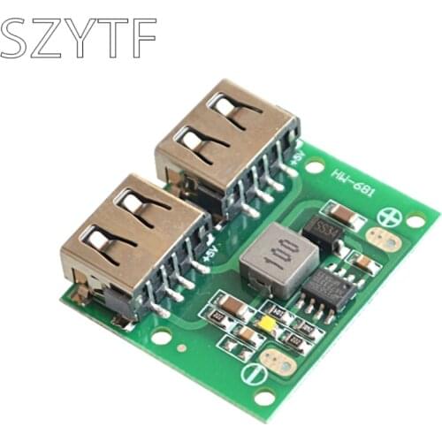 9V 12V 24V to 5V DC-DC Step Down Charger Power Module 2 Double Dual USB Output Buck Voltage 3A Car Charge Charging Regulator