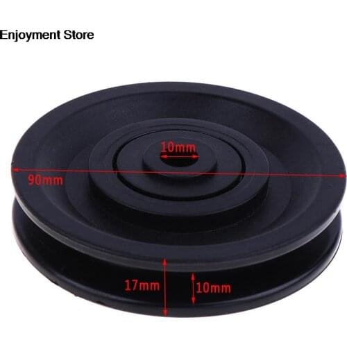 90mm Wearproof Nylon Bearing Pulley Wheel Cable Gym Universal Fitness Equipment Part High Quality Bearing Pulley