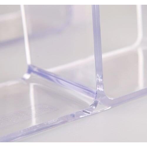 Acrylic Transparent Multi-layer Bookend Decorative Book Shelf Home Room Office School Library Stationery Supplies Gifts