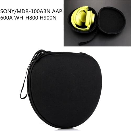 EVA Zipper Earphone Storage Box Hard For Sony MDR-100ABN AAP 600A WH-H800 H900N Headphone Pouch Headset Storage Bag