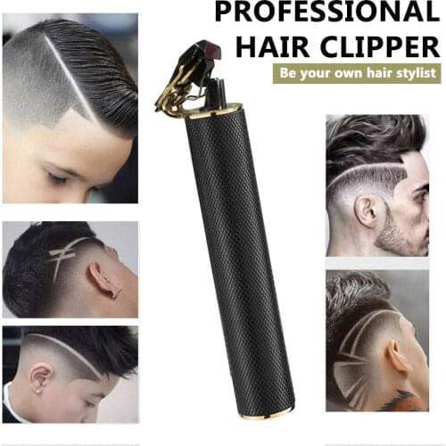 Kemei 1971B USB Electric Hair Clipper T- Skeleton Cordless Trimmer 4 Limit Combs 8 In 1 Professional Haircut In Stock Dropship