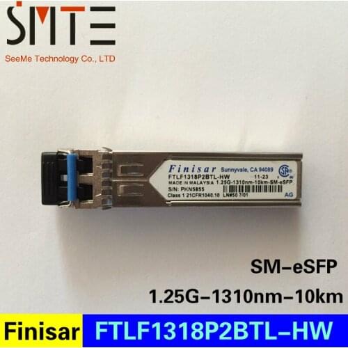 Finisar FTLF1318P2BTL-HW 1.25G-1310nm-10km-SM-eSFP fiber optical transceiver