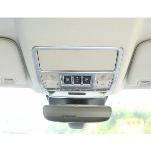 ABS Chrome Car Roof Reading Lamp Frame Trim For Landrover Discovery 5 LR5 2017 Car Accessories