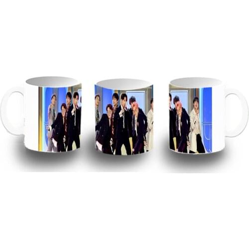 MERCHANDMANIA plastic cup MUSIC AWARDS BTS Group KPOP original coffee breakfast cocktail