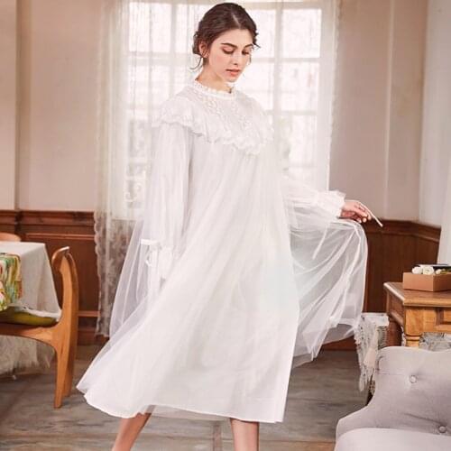 Женские длинные ночные сорочки MINIKHOO China At AliExpress