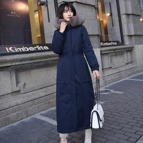 Real Parka Long Winter Jacket Rex Rabbit Fur Coat Women Abrigos Mujer Invierno 2020 YY220