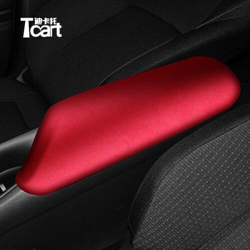 Delicate feel new Car Accessories For toyota chr c-hr 2018 2019 2020 2021 Armrest box decorative cover ABS carbon