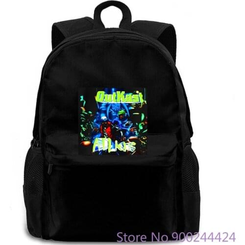 New Outkast Atliens Rap Hip Hop Music Profesional O-Neck Fashion Casual High Quality Print backpack