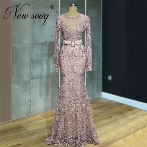 New Arrival Beaded Evening Dresses Long 2020 Custom Arabic Mermaid Formal Gown Abiye Abendkleider Dubai Women Party Night Dress