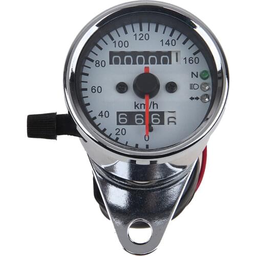 0~160 km/h Motorcycle Backlit Dual Speedometer For Kawasaki Vulcan VN 1500 1600, universal fits most motorcycle models