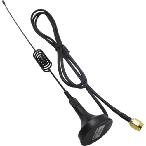 5PCS NiceRF Sucker Antenna SW868-XP1M Wireless RF Antenna 868MHz 2.0~3.0dBi sucker antenna 868mhz