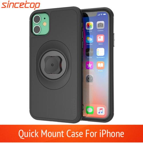 Shockproof Case Protect Case For iphone 11 Pro XsMax Xr 8 Plus 7 6s Waist Belt Clip Bicycle Phone Holder Bike With Quick Mount