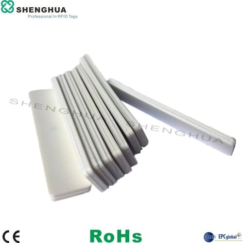 10pcs/pack Industrial Laundry RFID Tag UHF Silicone Label Tag High Temperature Resistance UHF Sewing RFID Label Sticker Blank