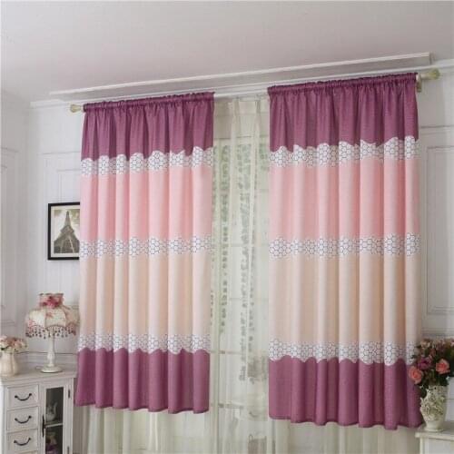 Brown Curtains Salon 100% Polyester Blackout Curtains for Living Room Bedroom Curtains In the Room Home decoration modern