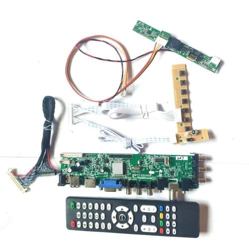For M195FGE-L20 M195FGE-L23 HDMI-Compatible VGA USB AV TV 3663 universal DVB digital LVDS 30Pin 1600*900 LCD Controller board