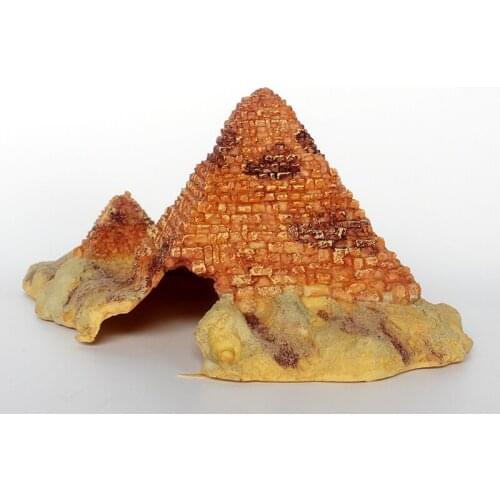 Aquarium Fish Vintage Landscaping Pyramid Sphinx Landscaping Decoration Fish Aquarium Decoration Resin Crafts Decorations