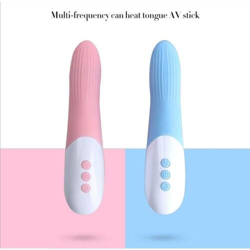 Tongue Stick Swing Female Sex Toy Masturbator Tongue Licking AV Vibrator Dildo Warming Couple Anal Toy Sex Shop