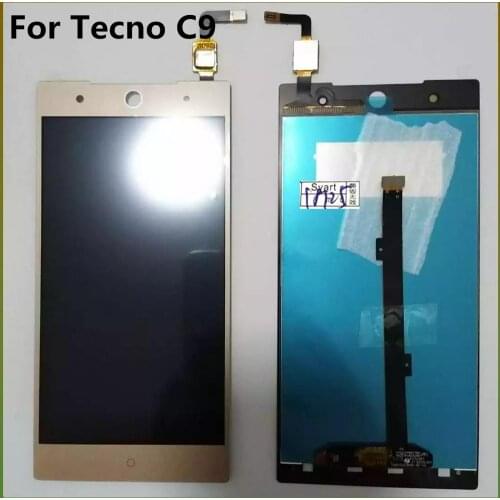 LCD Display For Tecno C9 LCD Screen With Touch Screen Digitizer Assembly 100% Tested Mobile Phone C9 LCDS