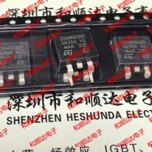 10pcs/lot 30NM60ND STB30NM60ND New stock TO-263
