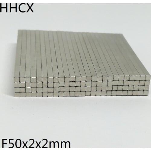 5 10 20 50pcs/lot magnet 50*2*2 N35 Strong NdFeB Rare Earth Magnet 50x2x2 Neodymium Magnets 50 x 2 x 2