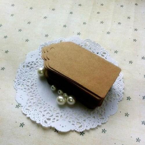 9*4.5cm Flower Heads Handmade Baking Blank Price Tag Cardboard Label Clothing Garment Tags Words Blank Paper Id Card 500 Pcs/lot