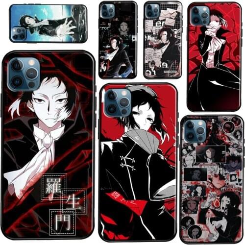 Ryunosuke Akutagawa Bungo Stray Dogs Silicone Case For iPhone 12 11 Pro Max 7 8 Plus SE 2020 12 Mini X XR XS Max Back Cover