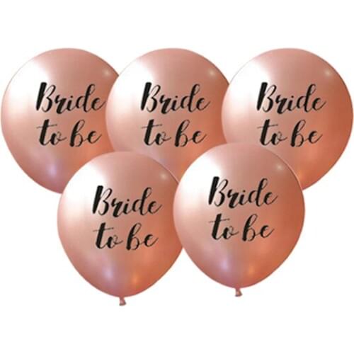 Chicinlife 20Pcs Bride To Be balloon Hen Party Bachelorette Party Wedding Party Out Night Bridal Shower Ballons Event Supplies