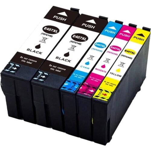 For EPSON T407 407 407XL WorkForce WF-7841 Printer Compatible Ink Cartridge