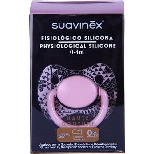 CHUPETE SILICONA T SUAVINEX PREMIUM FISIOLOGICO 0- 4 M
