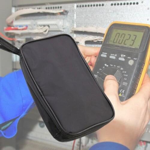 203F Multimeter Case Canvas Case Multipurpose Instrument Storage Bag Digital Multimeter Durable Tool Bag