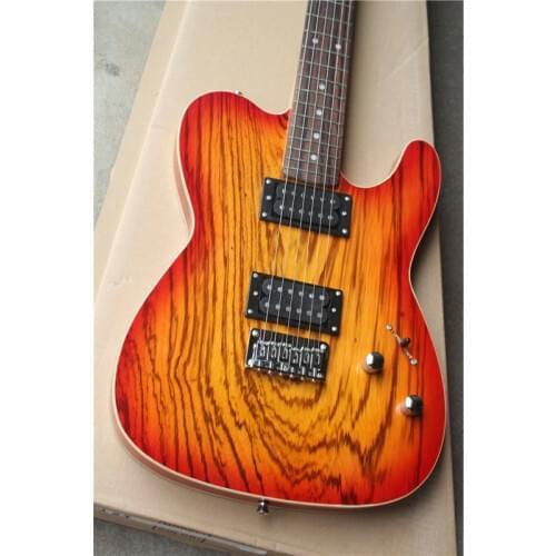 From China Seiko, the classic 6-string electric guitar, tomato scrambled egg color