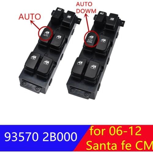 935702B000 For Hyundai Santa Fe CM 06-2012 Window control main switch glass lift control switch button rear door control switch