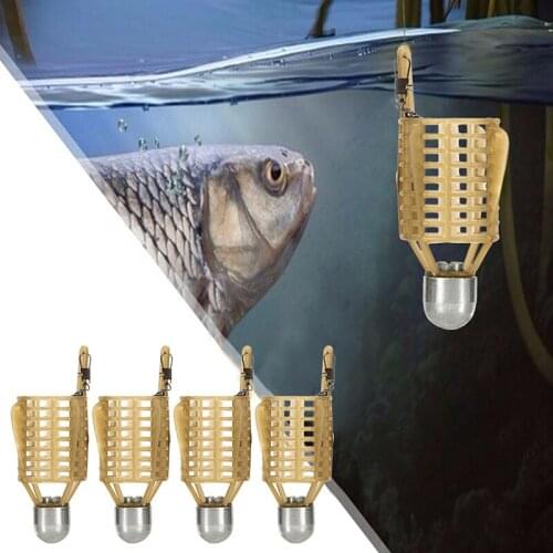 20g/30g/40g/50g Carp Fishing Bait Feeder Lure Holder Trap Fishing Cage Basket Fishing Cage Basket Feeder Fishing Кормушка