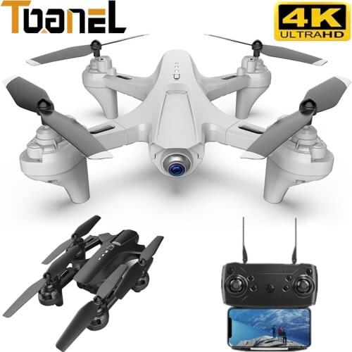 LS-UTU Drone With Dual Camera 1080P/4K HD Dual-lens Foldable Wifi FPV Quadcopter Trajectory Flight RC Helicopter Dron Boy RC Toy